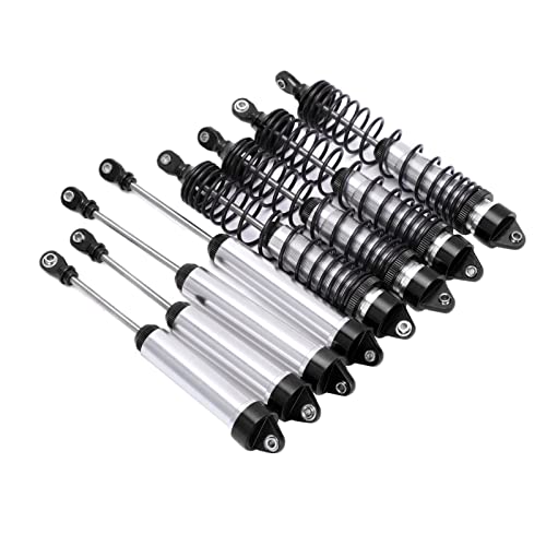 Amortisseurs avant arrière en alliage d'aluminium RC 1/7 UDR 12,7 cm de rechange noir