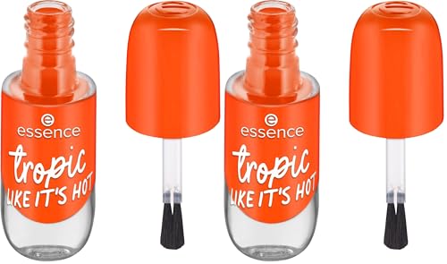 Essence Cosmetics Gel Nail Colour Esmalte De Uñas, De Larga Duración, Expresión Del Resultado, Secado Rápido, Brillante, Color Intenso, 8 ml (Paquete de 2)