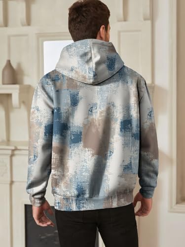 Men's Graphic Loose Fit Hoodies Fashion Casual Pullover Long Sleeve Hooded with Kangaroo Pocket for Spring Fall4