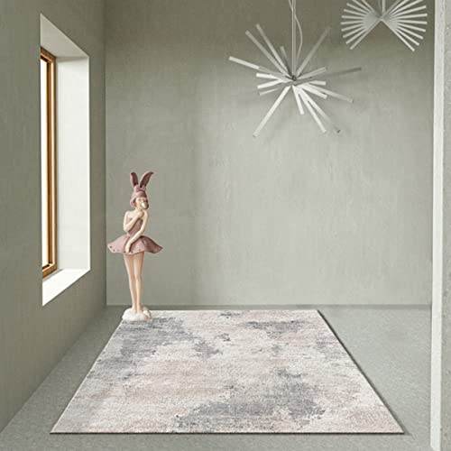 「Tuokus」カーペット おしゃれ リントフリー ラグ じゅうたん かわいい 洗える ラグマット 3畳4畳5畳6畳 防ダニ センターカーペット 抗菌 消臭 滑り止め付き オールシーズン対応 厚さ8mm YHDT37 120*160cm