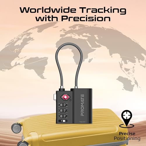مراجعة Promate TagLock: قفل ذكي مع اعتماد TSA وتتبع عالمي عبر Apple Find My وإنذار قوي - الصورة 5