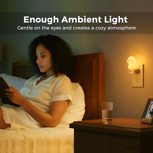 L LOHAS LED Plug in Night Light for Kids, 3D Cute Puppy Night Lights - image 7