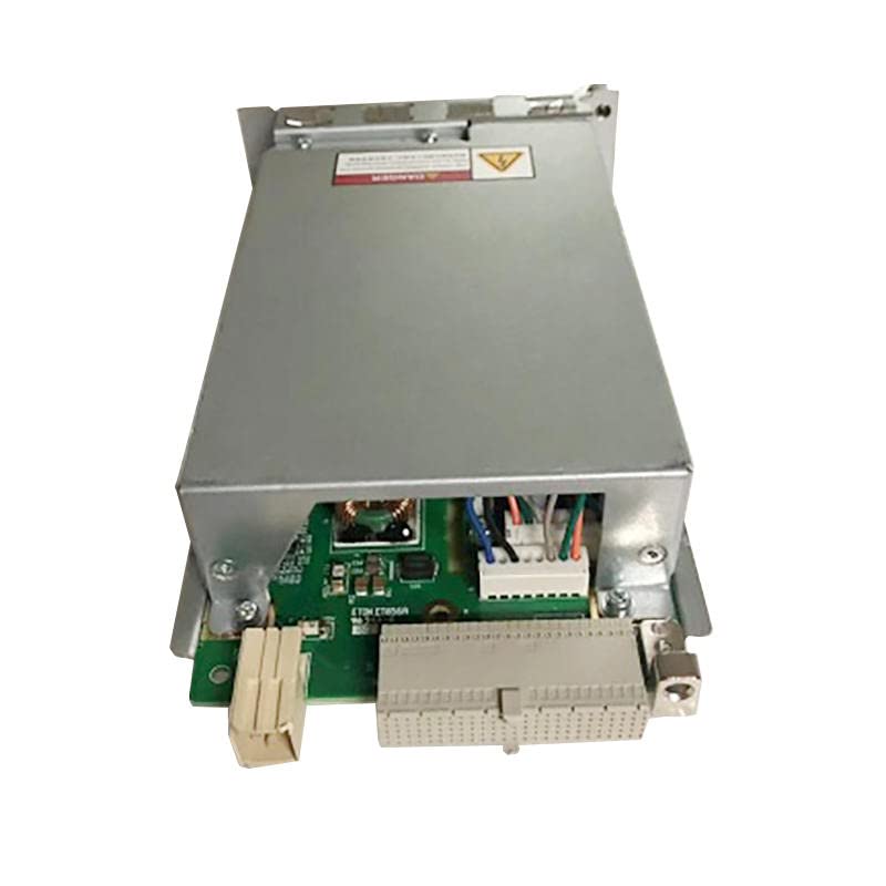 Top view of the Communication Power Module showing internal board and connectors