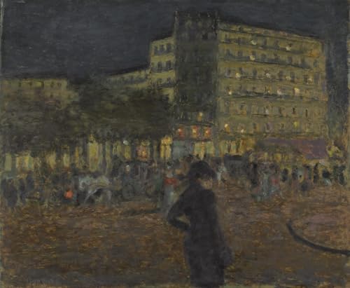 Tableau Toile Pierre Bonnard Place de nuit Habillez un Mur Vide avec cette Toile 60x90cm