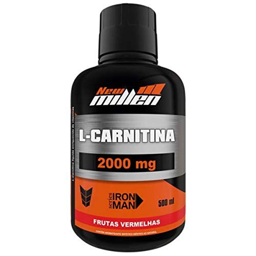 L-Carnitina 2000Mg - 500Ml Frutas Vermelhas - New Millen, New Millen