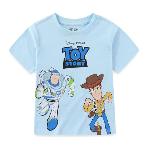 Image of Disney Toy Story Woody Buzz Lightyear Boys Short Sleeve T-Shirt and Shorts Set for Toddler Little to Big Kids