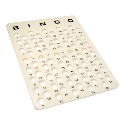 GSE Games & Sports Expert Professinal Bingo Master Board for 1.5" Balls, Bingo Calling Board for Parties, Large Groups, Family Game Night