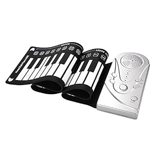 Hand Roll Piano 49K, Portable 49 Touches Clavier de Piano Électronique Clavier Numérique Instruments de Musique Main Rolling Up Piano pour Enfants Enfants Débutants Passionné de Musique(argent) - Les Beatles, Paul McCartney, John Lennon, RIngo Starr, George Harrison Hand Roll Piano 49K, Portable 49 Touches Clavier de Piano Électronique Clavier Numérique Instruments de Musique Main Rolling Up Piano pour Enfants Enfants Débutants Passionné de Musique(argent) – Image 7