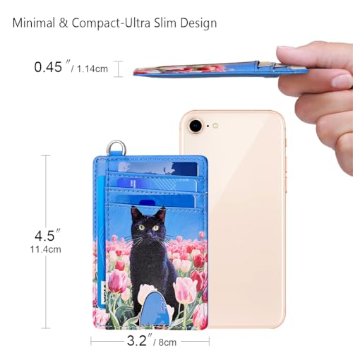 Image of FurArt Slim Minimalist Wallet RFID Credit Card Holder for Men | slim minimalist compact rfid id window thin
