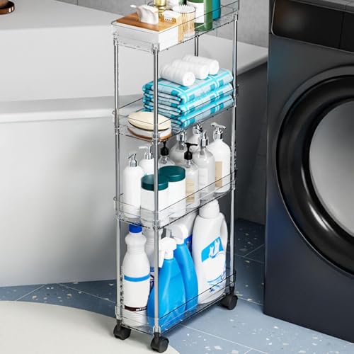Chariot de rangement à roulettes idéal pour optimiser les espaces étroits - 4