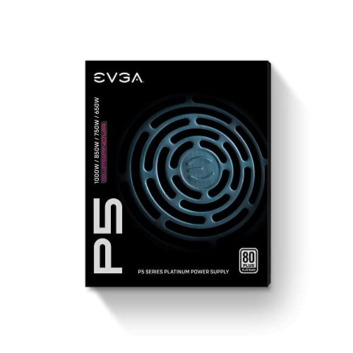 Image of EVGA Supernova 850 P5, 80 Plus Platinum 850W, Fully Modular, Eco Mode with FDB Fan, 10 Year Warranty, Includes Power ON Self Tester, Compact 150mm Size, Power Supply 220-P5-0850-X1