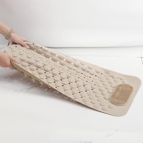 Alfombrilla de baño con ventosas y cojín de masaje de PVC 8