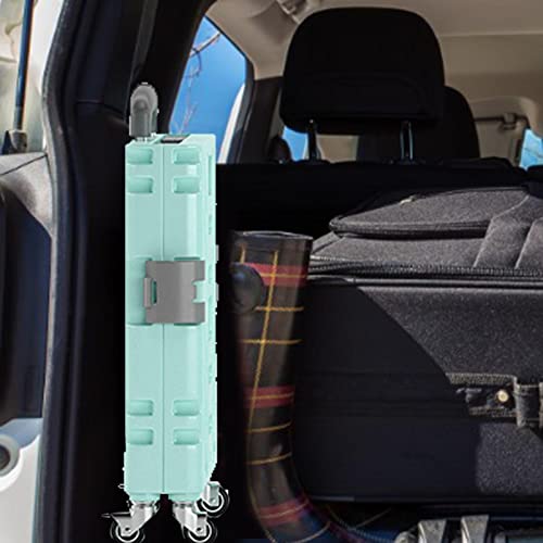 Zusammenklappbarer Wagen mit Rädern – Einkaufstrolley faltbar | Multifunktionaler Bollerwagen Werkzeugträger mit… – Bild 3