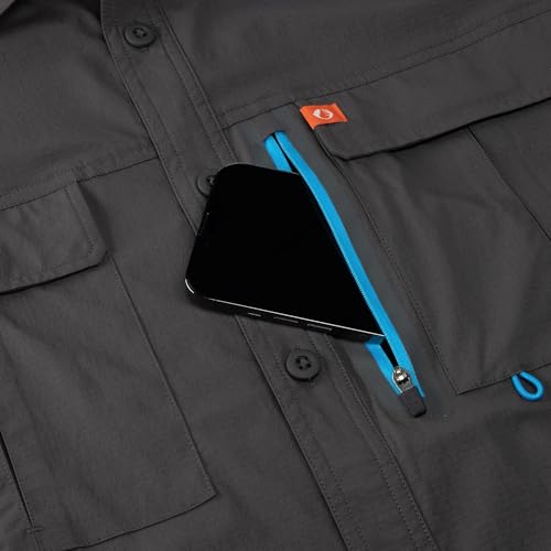 The American Outdoorsman Short Sleeve Blackfoot River Ultimate Fishing Shirt for Men3