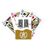 carte son externe usb home studio Taille du pont : 5,7 x 8,8 cm Song Music Jeu de cartes de poker Motif Royal Flush