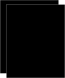 DARENYI 2Pcs Black Acrylic Sheet 15.7 x 12 inch Plexiglass Sheets 1/8 Thick Plastic Sheet Acrylic Panels Boards for Craft DIY, Drawing, Printing, Picture Frame, Photograph etc