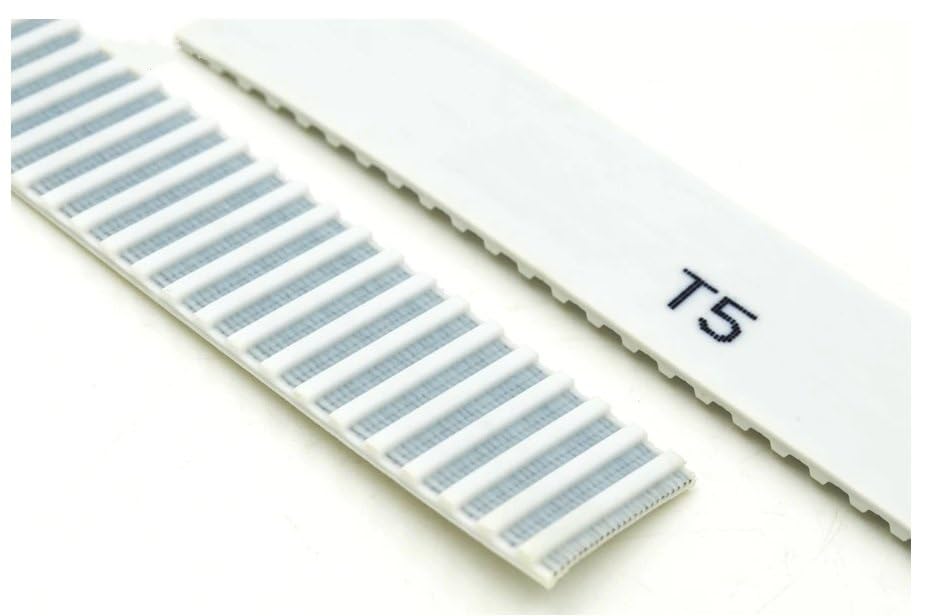Courroie T5 en polyuréthane blanc durable et acier robuste pour transmission mécanique - 7