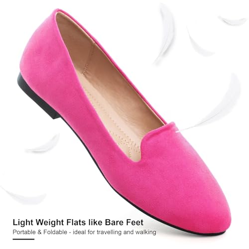 Image of SAILING LU Women Round Toe Comfortable Ballet Flats | Shoes for Women, Dressy, Slip-ons, Loafers