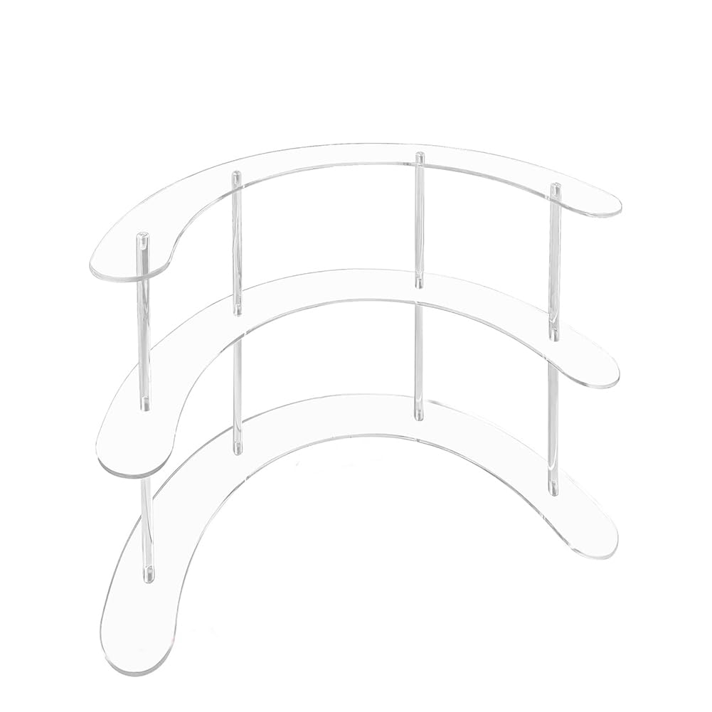 Stand rack de joelry supporte en acrylique transparent haut de gamme