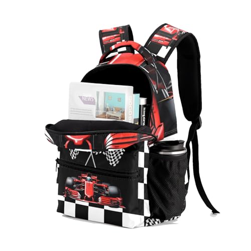 Cool Sport Car Personalized School Backpack for Teen Kid-Boy/Girl Daypack Travel Bookbag3