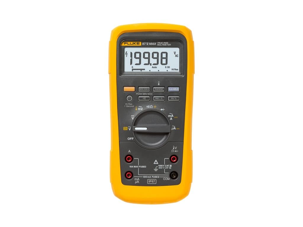 Fluke 87-VMAX CAL - True RMS Digital Multimeter (Includes NIST Traceable Calibration with Data)