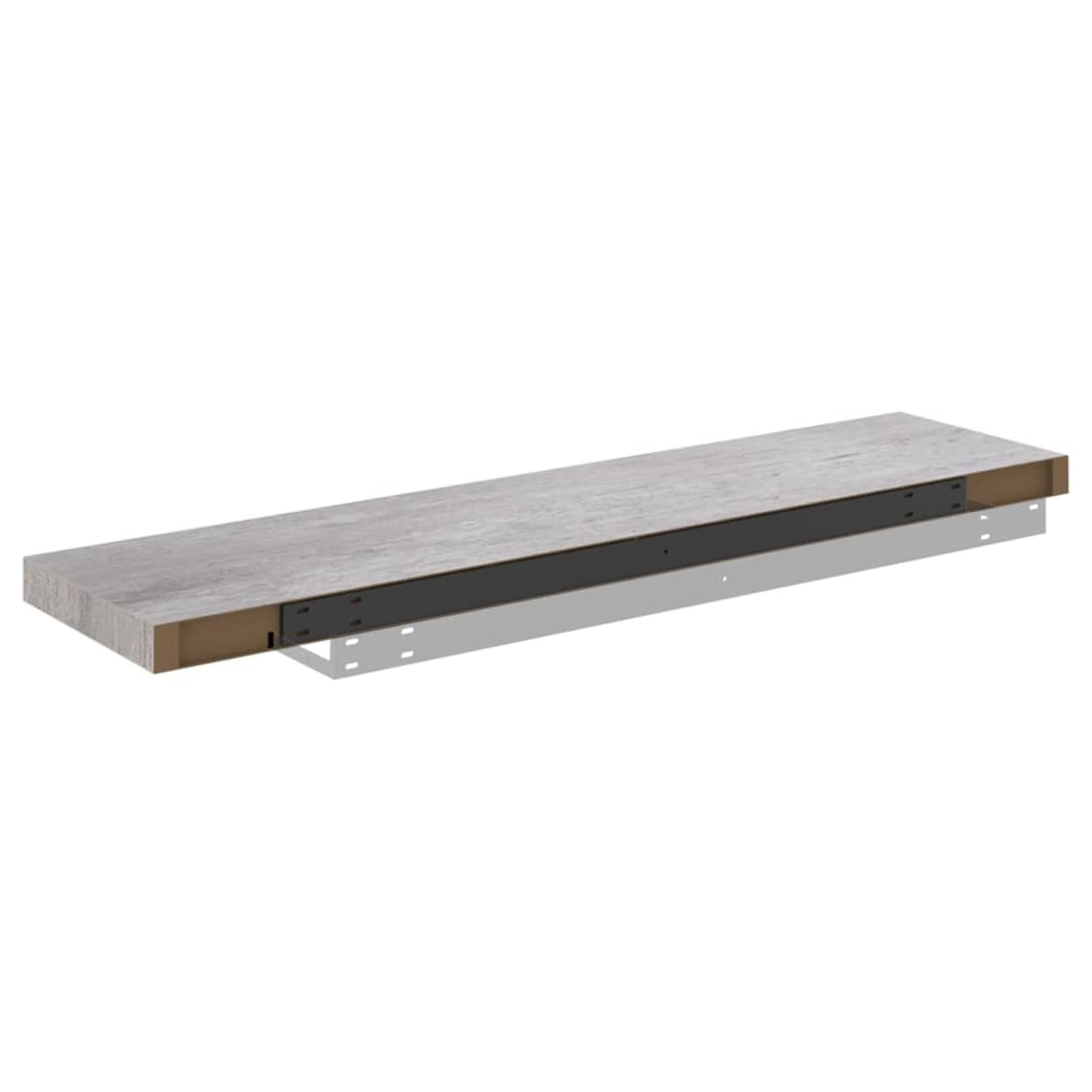Gecheer Mensola Scaffale da Parete Moderna MDF 40|60|80|100|120x23x3,8 cm,Mensola Ingresso,Scaffale da Parete Moderno,Scaffale da Muro Ingresso,Scaffale Mensola Porta Libri,Riviste,Oggetti,DVD