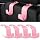 4-Pack Car Headrest Hooks Holds 55lbs Seat Storage Organizer for Bags | Durable ABS Material, 360° Rotating, Car Hanger for Backpack Umbrella Water Bottle Coat Purses Handbags Groceries, Pink