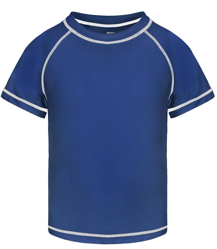 Csqtongan Jungen Schwimmshirt UV Shirt Schwimmen Top Badeshirt Kinder Kurze Ärmel Rash Guard Bademode Schnell Trocken T-Shirt