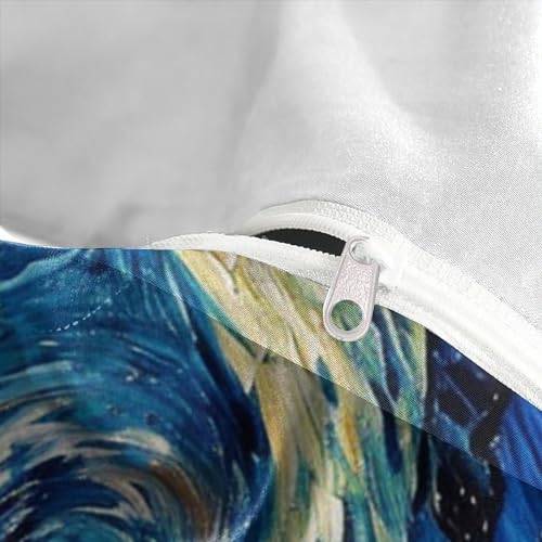 Parure de lit sans corvée de repassage grâce à son textile fluide 3D - 8