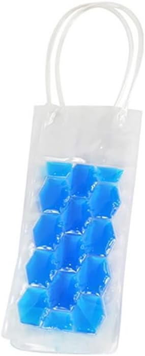ポータブル酒類用氷冷ツール 急速ワインボトル冷凍バッグ PVC 冷却クーラー アイスバッグ ビール冷却 【ゴルダ】 ワイン