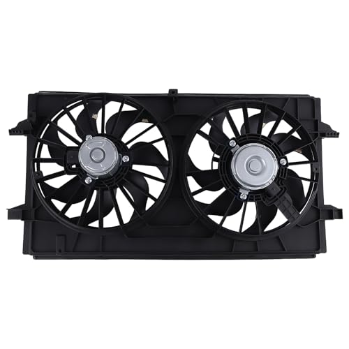 Image of maXpeedingrods 620-969 A /C Condenser Radiator Cooling Fan Assembly for Chevrolet Malibu 2004-2008, for Pontiac G6 2005-2009, for Saturn Aura 2007-2009 Replacement 22719384 GM3115208