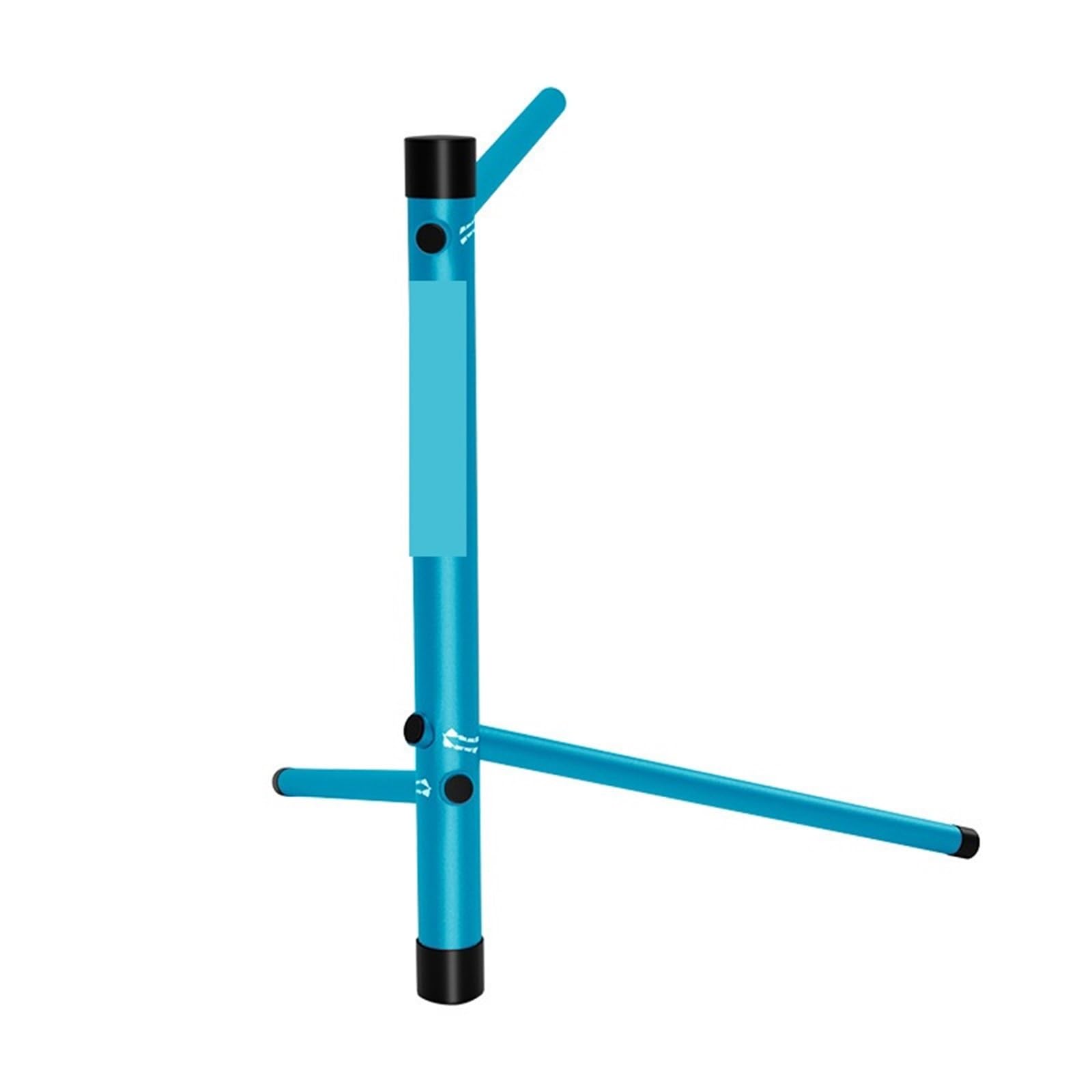 Soporte para mantenimiento de bicicletas Estacionamiento de bicicletas aleación aluminio, multifuncional, for exteriores, for reparación y exhibición en el suelo(Blue)