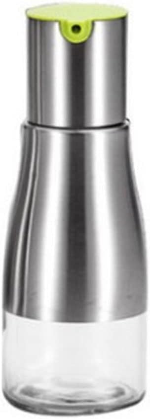 Stainless Steel Glass Oil Pot Leakproof Bottle Practical Soy Sauce Vinegar Kitchen Seasoning Juice Storage(A)