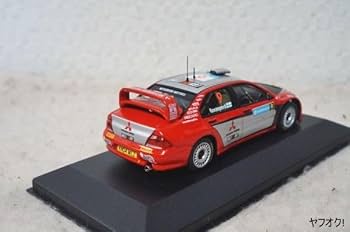 ミニカー Mitsubishi Lancer WRC Swedish Rally 2005 Amazon | ixo 三菱 ランサー WRC #9 Rally Sweden 2005 1/43
