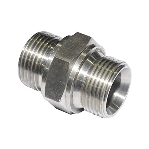 See full amazon price history chart for Hydraulic heavy duty Hex male Nipple Connector adapter Reducer size 1/2" inch x 1/4" inch BSP Zinc Plated Reducing Pipe Fitting Hydraulic heavy duty Hex male Nipple Connector adapter Reducer size 1/2" inch x 1/4" inch BSP Zinc Plated Reducing Pipe Fitting (B0CHTG1J9Z) Amazon Price History, Amazon Price Tracker