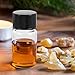 Luxshiny 100pcs Glass Sample Bottles 3ml Small Liquid Sampling Reagent Bottles with Screw Caps Essential Oil Vials for Lab and Industrial Use