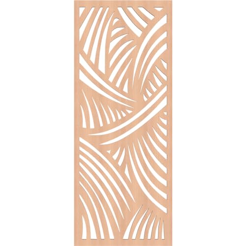 Image of 17 3 /8 inchW x 44 3 /8 inchH x 3 /8 inchT Chester Decorative Fretwork Wood Wall Panels, Alder