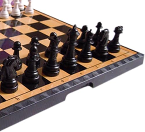 Image of 11x11 Inch Plastic Magnetic Chess Board Set | Foldable & Portable Chess Board Set with Strong Magnetic Pieces for Travel, Learning & Kids Use (11x11 Inch)