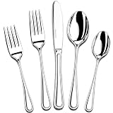 NICE KITCHEN Silverware Set for 12,60 Piece Heavy Duty Stainless...
