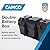 Camco Double Battery Box | Safely Stores RV, Automotive, and Marine Batteries | Features a Heavy-Duty Corrosion-Resilient Polymer Construction and Measures Inside 21-1/2" x 7-3/8" x 11-3/16" (55375)