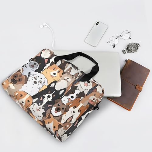 Maletín para portátil con estampado de perros 13-15.6 pulg miniatura 7