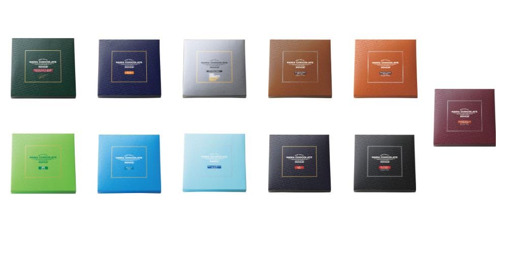 ROYCE Prestige Nama Chocolate Collection - Assortment of Chocolates with a Variety of Flavors and Textures | Luxury Chocolate Gift Set | Japanese Chocolate from Hokkaido (11 Boxes of Chocolates)