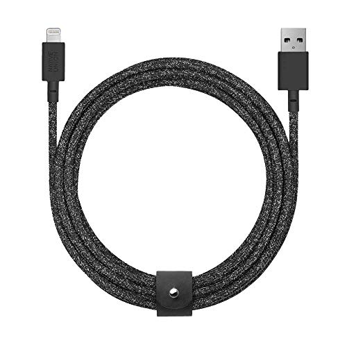 Câble Lightning 3m Native Union Cosmo noir pour recharger et synchroniser iPhone