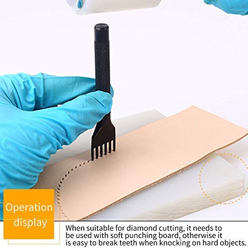 Miniatura 9 de Ciudadano aleación de acero inoxidable 4 piezas de 1246 puntas de punta, punzones de diamante para costura, cincel afilado, hierro y cuero de hierro