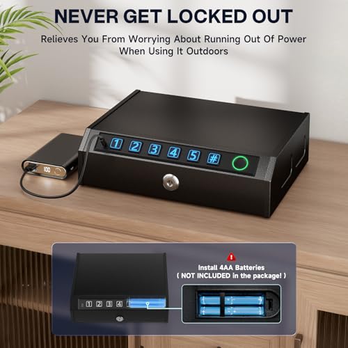 Biometric Safe for Handguns and Jewelry
