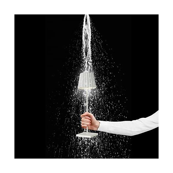 sompex LED-Tischleuchte Troll weiß inkl. Ladestation - (78170) – Bild 3
