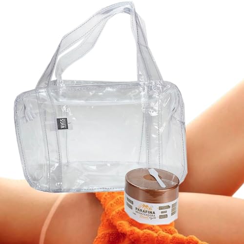 Parafina Bronzeadora Gold FPS8 120 gr + Bolsa de Praia PVC Transparente