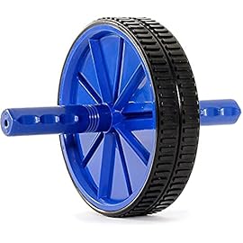 ProsourceFit Dual Ab Wheel Roller Abdominal Exercise Equipment with Comfortable, Easy Grip Handles