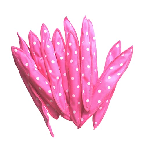PartyKindom 30 Pcs Sleep Curling Tools Rabbit Ear Hair Rollers for Wavy Curls Hair Curl Formers for Women and Comfortable DIY Styling