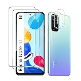 ۞ [incluyendo] Xiaomi Redmi Note 11 2 Piezas Cristal Templado con 2 Piezas Protector de Lente de cámara.
